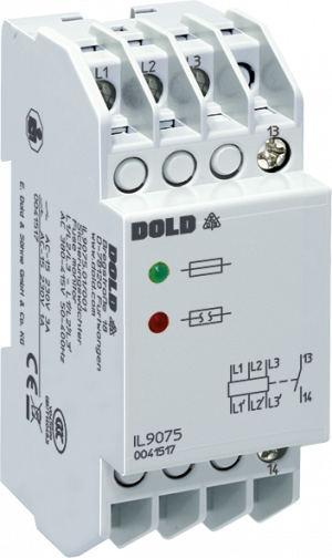 DOLD 0055764: IL9075.12/010 AC50...400HZ 230V Fuse Monitor