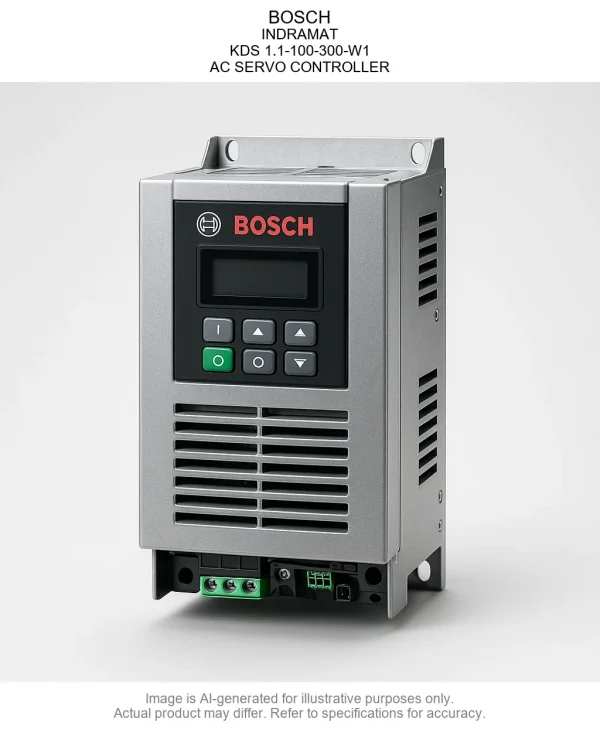 KDS201.1-100-300-W1.webp BOSCH; INDRAMAT; KDS 1.1-100-300-W1; AC SERVO CONTROLLER