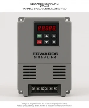 EDWARDS SIGNALING; KTD-405; VARIABLE SPEED CONTROLLER KEYPAD