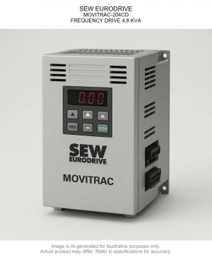 SEW EURODRIVE; MOVITRAC-204CD; FREQUENCY DRIVE 4.8 KVA