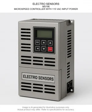 ELECTRO SENSORS; MS196; MICROSPEED CONTROLLER WITH 115 VAC INPUT POWER
