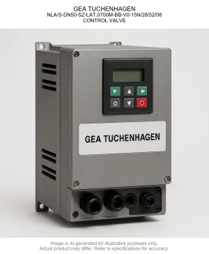 GEA TUCHENHAGEN; NLA/S-DN50-SZ-LAT.0700M-BB-V0-15N/28/52/08; CONTROL VALVE