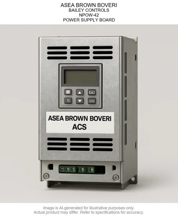 ASEA BROWN BOVERI; BAILEY CONTROLS; NPOW-42; POWER SUPPLY BOARD