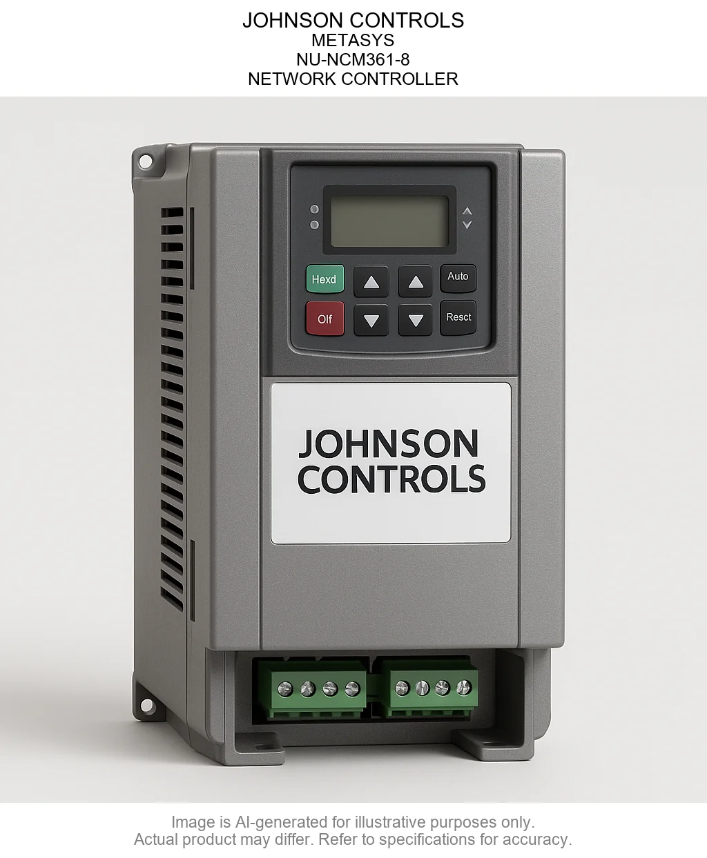 JOHNSON CONTROLS; METASYS; NU-NCM361-8; NETWORK CONTROLLER