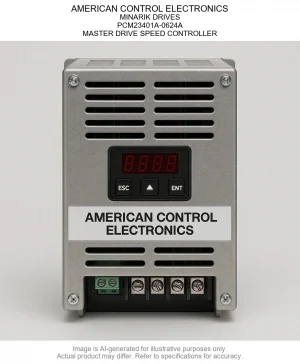 AMERICAN CONTROL ELECTRONICS; MINARIK DRIVES; PCM23401A-0624A; MASTER DRIVE SPEED CONTROLLER