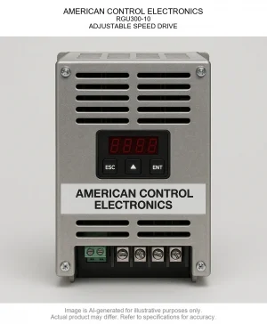 AMERICAN CONTROL ELECTRONICS; RGU300-10; ADJUSTABLE SPEED DRIVE