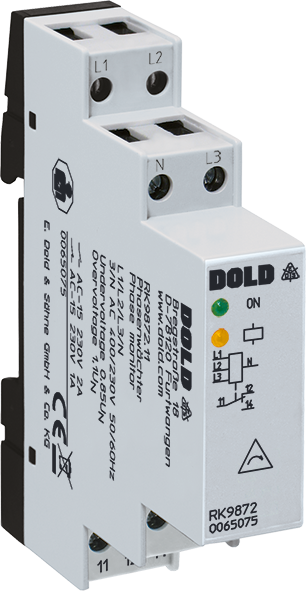 RK9872_600x600.png DOLD 0065076: RK9872.11/100 AC110V 50/60HZ Phase monitor