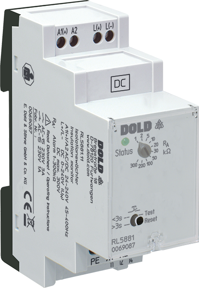 RL5881_600x600.png DOLD 0069087: RL5881.11 AC/DC24-240V 1K-300K Insulation monitor