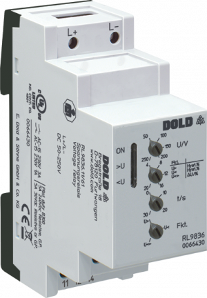 DOLD 0068046: RL9836.11/001/61 DC50-250V 4-20% Voltage Relay
