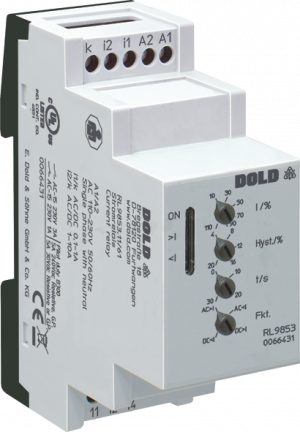 DOLD 0066431: RL9853.11/61 UH=AC110-230V 4-20% Current Relay