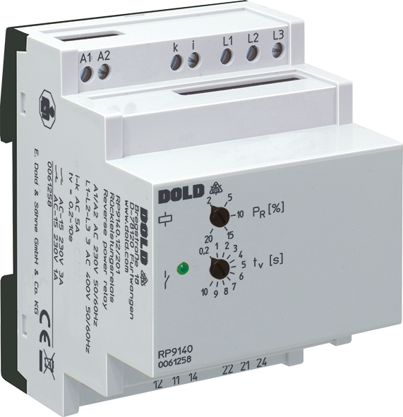 RP9140_600x600.png DOLD 0070114: RP9140.12/200 UNAC110V 5A UHAC110V Reverse power monitoring
