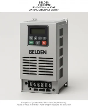 BELDEN; HIRSCHMANN; RS20-0800M4M4SDAE; DIN RAIL ETHERNET SWITCH