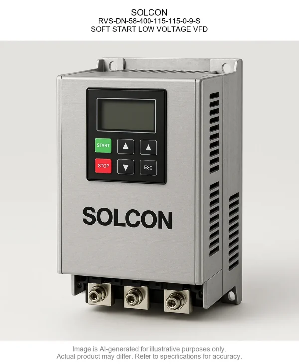 SOLCON; RVS-DN-58-400-115-115-0-9-S; SOFT START LOW VOLTAGE Variable Frequency Drive