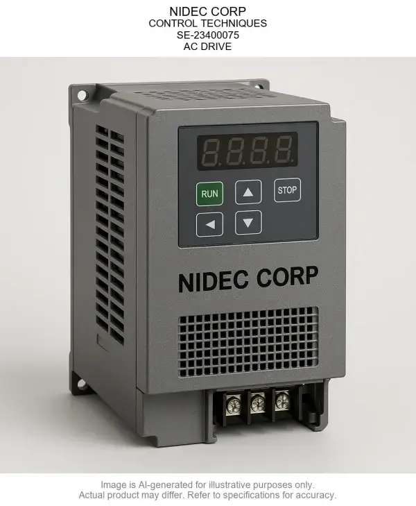 NIDEC CORP; CONTROL TECHNIQUES; SE-23400075; AC DRIVE