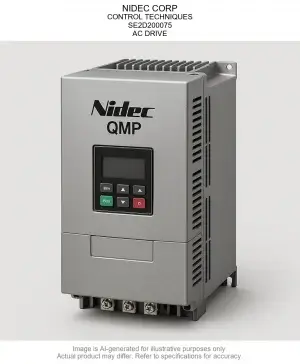 NIDEC CORP; CONTROL TECHNIQUES; SE2D200075; AC DRIVE
