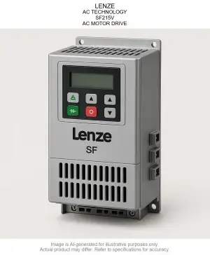 LENZE; AC TECHNOLOGY; SF215V; AC MOTOR DRIVE