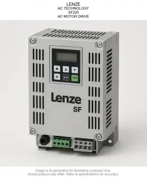 LENZE; AC TECHNOLOGY; SF220; AC MOTOR DRIVE