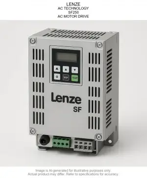 LENZE; AC TECHNOLOGY; SF250; AC MOTOR DRIVE