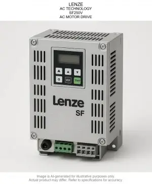 LENZE; AC TECHNOLOGY; SF250V; AC MOTOR DRIVE