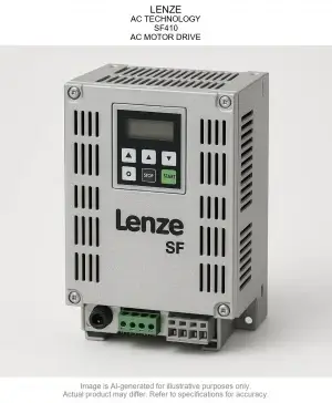 LENZE; AC TECHNOLOGY; SF410; AC MOTOR DRIVE