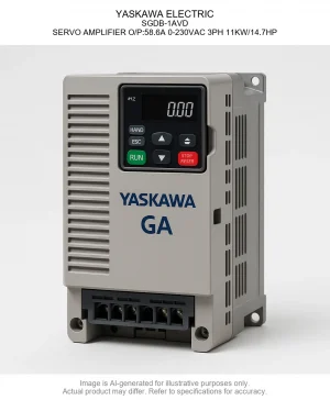 YASKAWA ELECTRIC; SGDB-1AVD; SERVO AMPLIFIER O/P:58.6A 0-230VAC 3PH 11KW/14.7HP