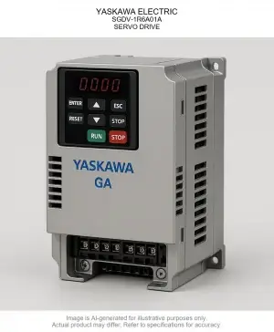 YASKAWA ELECTRIC; SGDV-1R6A01A; SERVO DRIVE