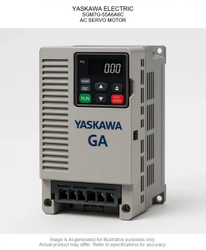 YASKAWA ELECTRIC; SGM7G-55A6A6C; AC SERVO MOTOR