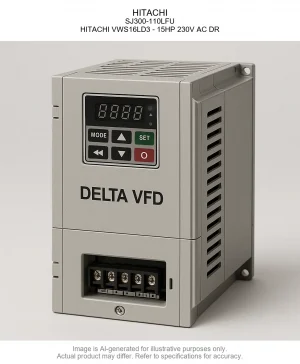 HITACHI; SJ300-110LFU; HITACHI VWS16LD3 - 15HP 230V AC DR