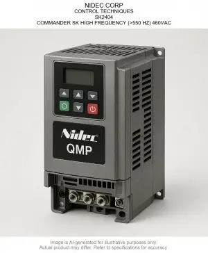 NIDEC CORP; CONTROL TECHNIQUES; SK2404; COMMANDER SK HIGH FREQUENCY (>550 HZ) 460VAC
