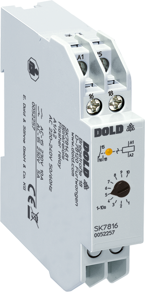 DOLD 0052257: SK7816.81 AC220-240V 1-10S Flasher relay