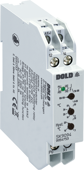 DOLD 0060067: SK9094.11/001 AC/DC24V 0-150C Temperature Monitoring Relay