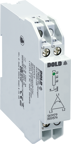 DOLD 0051576: SK9179.11 3AC50/60HZ 400V Phase Sequence Monitor (Phase Sequence Relay)