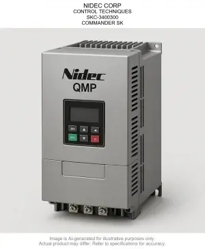NIDEC CORP; CONTROL TECHNIQUES; SKC-3400300; COMMANDER SK