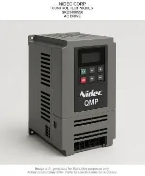 NIDEC CORP; CONTROL TECHNIQUES; SKD3400550; AC DRIVE