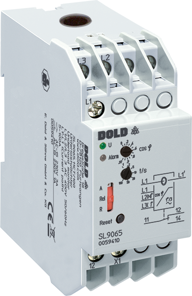 DOLD 0059410: SL9065.11CT/100 3AC400V 5-100A Underload monitor (Cos-phi monitor)