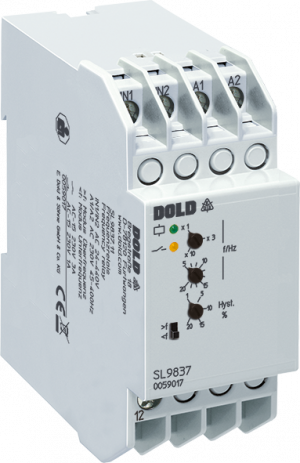 DOLD 0063131: SL9837.11 5-200HZ UH=AC127V Frequency Relay