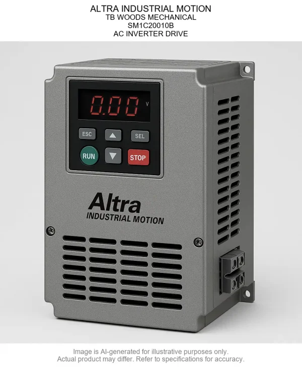 ALTRA INDUSTRIAL MOTION; TB WOODS MECHANICAL; SM1C20010B; AC INVERTER DRIVE