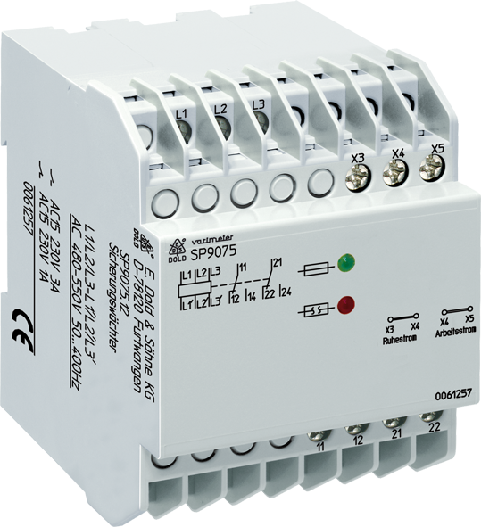 DOLD 0061134: SP9075.12/010 AC50...400HZ 600-690V Fuse Monitor