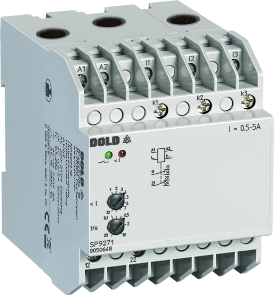 SP9271CT_600x600.png DOLD 0065356: SP9271.12CT/010 AC220-240V 10-100A Undercurrent Relay