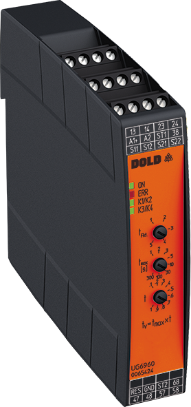 DOLD 0069292: UG6960.04PS/300/61 DC24V 300S Multifunctional safety timer with instantaneous contacts