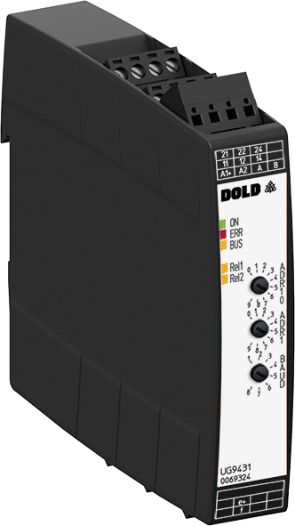DOLD 0069324: UG9431.12PM DC20-1000V UH=DC24V DC voltage relay