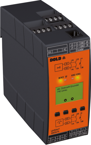 DOLD 0067662: UH5947.04PT/61 DC24V Speed and standstill monitor