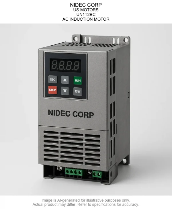 NIDEC CORP; US MOTORS; UN1T2BC; AC INDUCTION MOTOR
