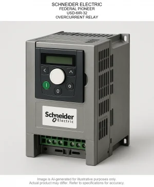 SCHNEIDER ELECTRIC; FEDERAL PIONEER; USD-6IR-32; OVERCURRENT RELAY