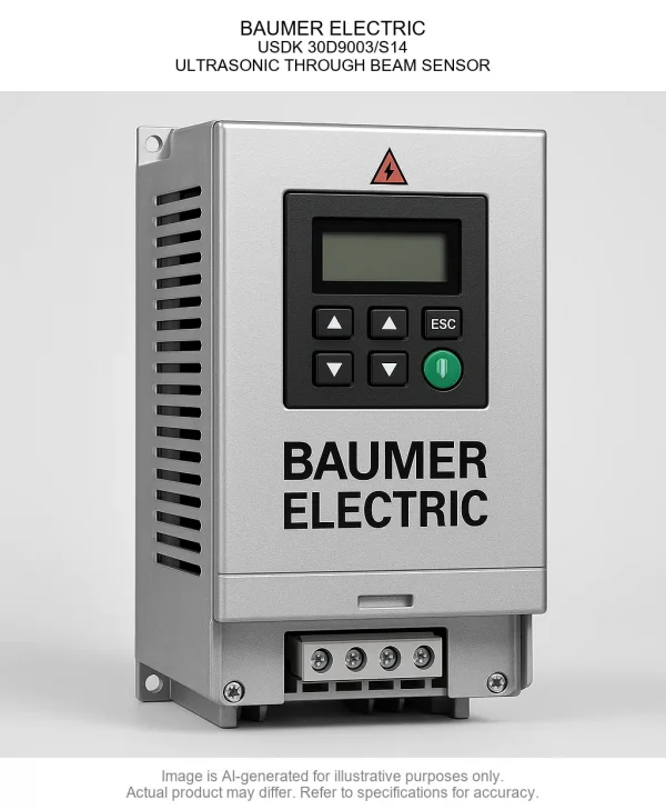USDK2030D9003_S14.webp BAUMER ELECTRIC; USDK 30D9003/S14; ULTRASONIC THROUGH BEAM SENSOR
