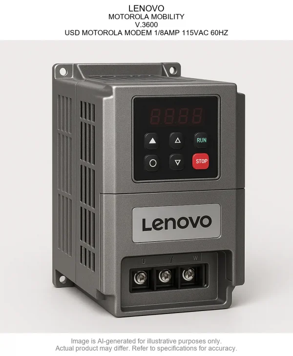 V.3600.webp LENOVO; MOTOROLA MOBILITY; V.3600; USD MOTOROLA MODEM 1/8AMP 115VAC 60HZ