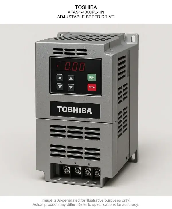 TOSHIBA; VFAS1-4300PL-HN; ADJUSTABLE SPEED DRIVE