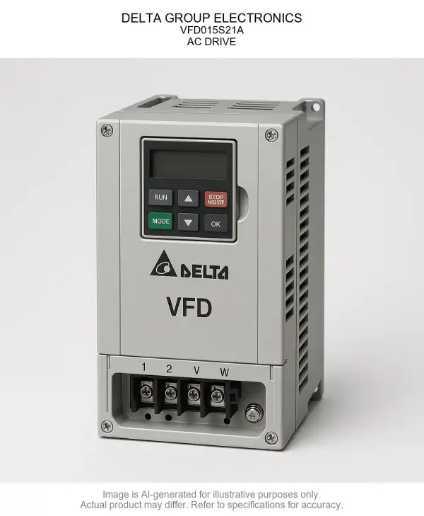 VFD015S21A.webp DELTA GROUP ELECTRONICS; Variable Frequency Drive015S21A; AC DRIVE