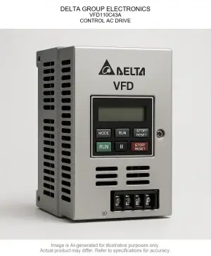 DELTA GROUP ELECTRONICS; Variable Frequency Drive110C43A; CONTROL AC DRIVE