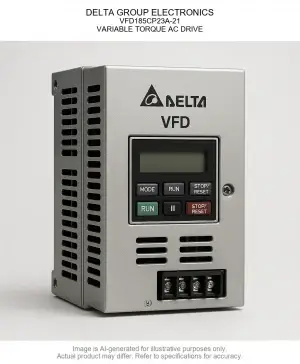 DELTA GROUP ELECTRONICS; Variable Frequency Drive185CP23A-21; VARIABLE TORQUE AC DRIVE